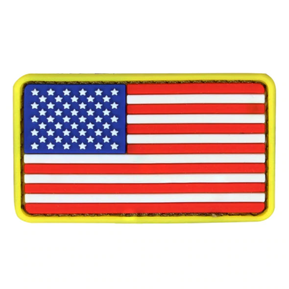 Condor, PVC US Flag Patch, RED/White/Blue